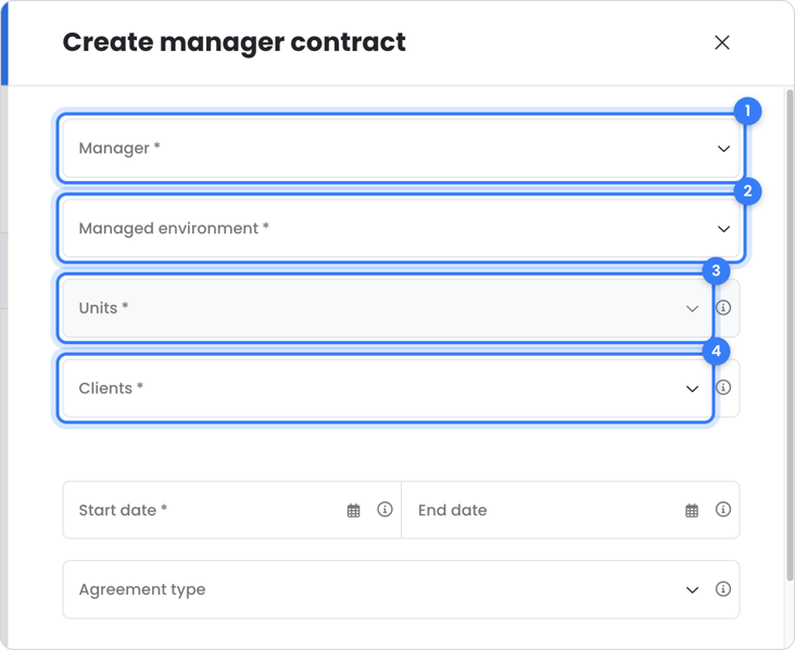 Management contract in the OWNER manager environment